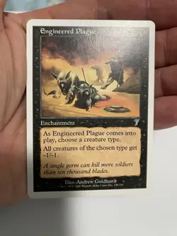 Wizards of the Coast Engineered Plague 133/350 7th Edition Enchantment Uncommon - Image 3