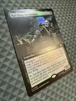 MTG Rat King, Verminister #0266 Foil Extended Art Rare TMNT (TMT) - Image 2