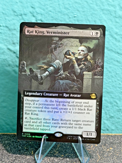 Rat King, Verminister (Extended Art Foil) Rare MTG Ninja Turtles - Image 1