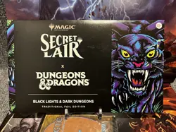 MTG Black Light And Dark Dungeons ✨FOIL✨ [Secret Lair DND] Sealed Pack - Image 1