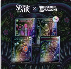MTG Black Light And Dark Dungeons ✨FOIL✨ [Secret Lair DND] Sealed Pack - Image 2
