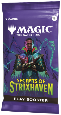 MTG Secrets of Strixhaven Play Booster Pack sealed In Hand - Image 1