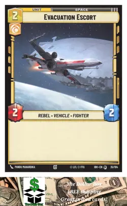 2025 Star Wars Unlimited Hoth Evacuation Escort 35 - Image 1