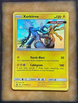 Pokemon Xurkitree SV14/SV94 Hidden Fates Shiny Vault Shiny Holo Rare NM - Image 1