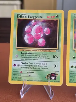 Pokemon Gym Heroes Erika Lot (35 Cards) Vintage WOTC – Damaged/Creased - Image 4