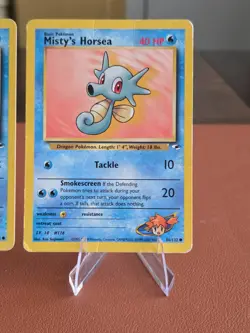 Pokemon Gym Heroes Misty Lot (25 Cards) Vintage WOTC – Damaged/Creased - Image 5