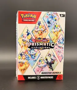 Pokemon TCG: S&V Prismatic Evolutions Booster Bundle (6pks) Factory Sealed - Image 1