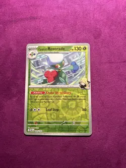 CYNTHIA'S ROSERADE 008/182 - NM - REVERSE HOLO DESTINED RIVALS ENGLISH POKEMON - Image 1