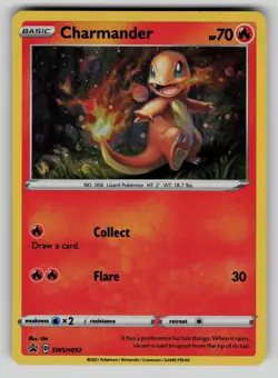 Charmander SWSH092 Holo Promo Sword & Shield Promo Pokemon LP - Image 1