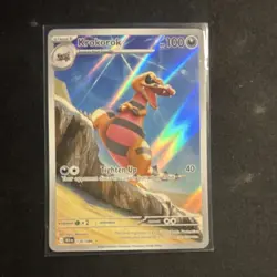 Pokemon Krokorok Holo Stage 1 Dark Card 136/086 English 2023 TCG - Image 1