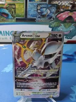 Arceus VSTAR - 123/172 - Pokemon Brilliant Stars Sword Shield Ultra Rare Card NM - Image 1