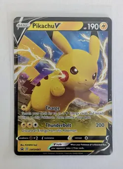 Pokemon - Pikachu V - SWSH061 - Sword & Shield Promo - Holo NM - Image 1