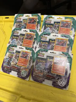 LOT of 6 2017 Pokemon Sun & Moon Guardians Rising 3-Pack Blister - Image 2