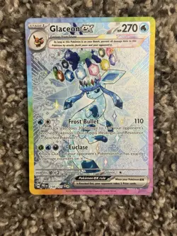 Glaceon ex 150/131 SIR – Prismatic Evolutions – Near Mint – Pokemon TCG – Authen - Image 1