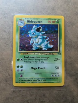 Pokemon TCG Nidoqueen Jungle 7/64 Holo Unlimited Holo Rare - Image 1