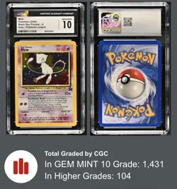 CGC 10 2000 MEW #9 WOTC Holo Black Star Promo BSP Pokemon League psa GEM MINT - Image 1