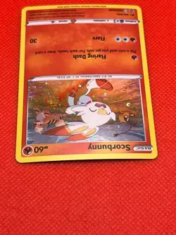 Pokemon Tcg Scorbunny SWSH244 Cosmos Holo Black Star Promo - Image 3