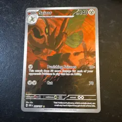 Obsidian Flames Scizor Illustration Rare 205/197 2023 Pokemon SV - Image 1