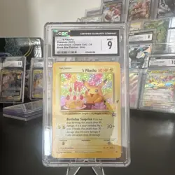 Pokemon Birthday Pikachu Celebrations Classic Collection Black Star Promo Holo … - Image 1