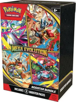 Pokemon TCG: Mega Evolution Booster Bundle (6 Booster Packs) NEW SEALED (Z1-A1) - Image 1