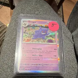 Pokemon TCG Gengar 094/165 Sv: Scarlet & Violet 151 Rare Reverse Holo 130 HP - Image 3