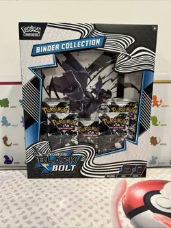 Pokemon TCG: Scarlet & Violet Black Bolt Binder Collection *NEW & SEALED* - Image 1
