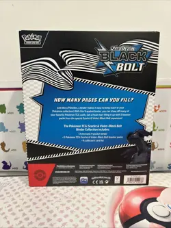 Pokemon TCG: Scarlet & Violet Black Bolt Binder Collection *NEW & SEALED* - Image 2