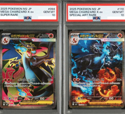 PSA 10 MEGA CHARIZARD X EX SPECIAL ART RARE SR set 2025 POKEMON JPN M2-INFERNO X - Image 1