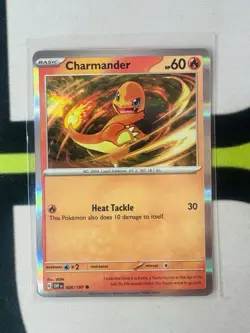 POKEMON CHARMADER 026/197 COMMON HOLOFOIL OBSIDIAN FLAMES NM CARD - Image 1