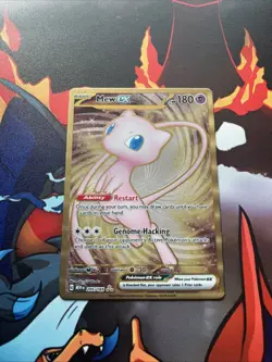 Pokemon TCG Mew EX Metal Gold NM 205/165 Scarlet & Violet 151 Promo Card - Image 1