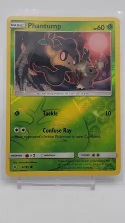 Pokemon Card Collection Lot (2) Reverse Holos TGC Surskit 7/149 Phantump 6/145 - Image 2