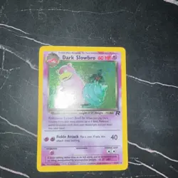Pokemon Dark Slowbro Holo Rare 60HP Team Rocket 12/82 English Card 2000 HP - Image 1