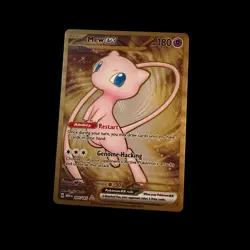 Pokemon Gold Metal Promo Mew EX TCG Card 205/165 Scarlet & Violet - Image 1