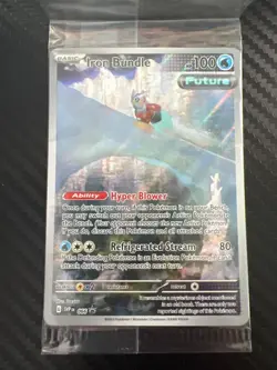 BUNDLE Sealed Iron Bundle and Flutter Mane: Scarlet & Violet Promo Cards Holo - Image 2
