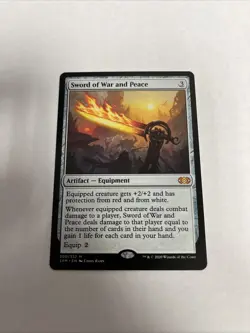 Sword Of War And Peace Nonfoil Double Masters Card #300 MTG LP - Image 1