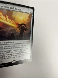 Sword Of War And Peace Nonfoil Double Masters Card #300 MTG LP - Image 2