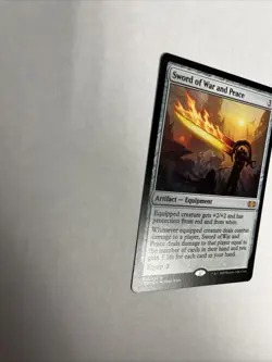 Sword Of War And Peace Nonfoil Double Masters Card #300 MTG LP - Image 5