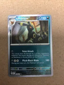 Pokemon TCG Umbreon Pokeball Card 059/131 Prismatic Evolutions - Image 1