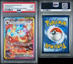 Flareon EX 146/131 PSA 9 Mint 2025 Prismatic Evolutions SIR Holo Card Pokemon - Image 3