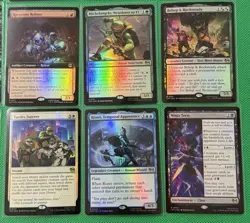 MTG TMNT 65 Card Lot (5 MYTHIC, 10 RARE, 20U, 30C) Doubling Season Plague P1 - Image 4