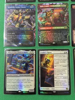 MTG TMNT 65 Card Lot (5 MYTHIC, 10 RARE, 20U, 30C) Doubling Season Plague P1 - Image 5