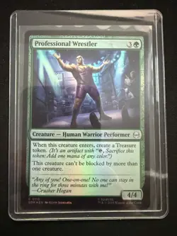 Professional Wrestler #110 SPM Marvel Spider-Man MTG Creature Near Mint - Image 5