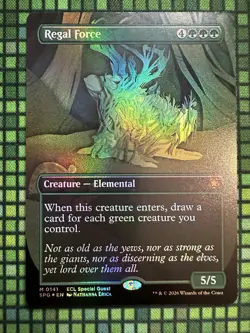MTG Regal Force #0141 Foil Borderless Mythic ECL Special Guests (SPG) - Image 2