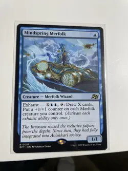 Magic: The Gathering (MTG) - DFT Mindspring Merfolk R0051 NM - Image 1