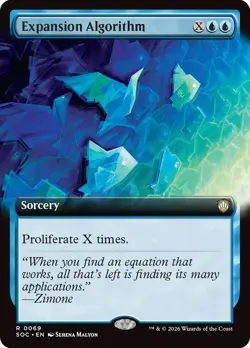 Expansion Algorithm Extended Art Secrets of Strixhaven NM MTG - Image 1