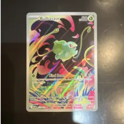 Pokemon Bulbasaur 133/132 Me01: Mega Evolution Illustration Rare Holo 80 HP - Image 1