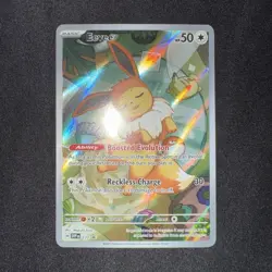 POKEMON TCG - EEVEE 173 SCARLET & VIOLET PRISMATIC EVOLUTIONS PROMO - Image 1