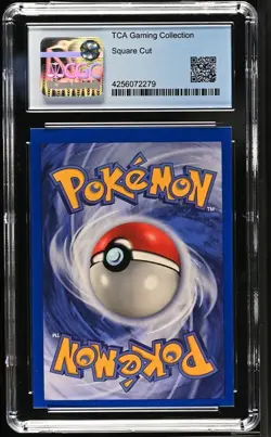 CGC 9 - 1999 Base Set Mewtwo 10/102 ERROR Square Cut HOLO Base Set Pokemon Card - Image 2