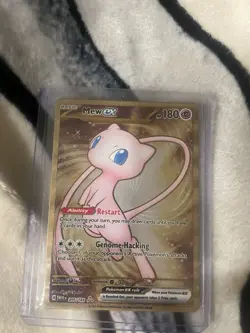 Pokemon Mew ex 205/165 Metal Card - Image 1