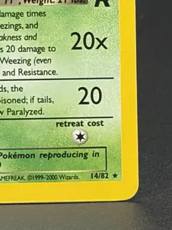 Dark Weezing [1st Edition] Holo #14 Pokemon Team Rocket - NM/MINT - Image 5
